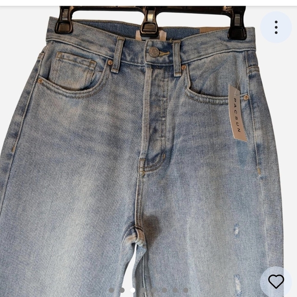 Classic Blue Distressed Women's Jeans - Picture 7 of 7